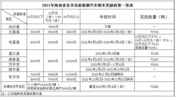 海南新能源汽车政策（海南新能源汽车2020年最新政策）-图2