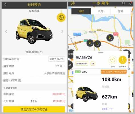 新能源汽车出租软件（新能源租车软件app）