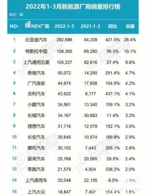 汽车销量新能源（中国新能源汽车销量排行榜）-图3