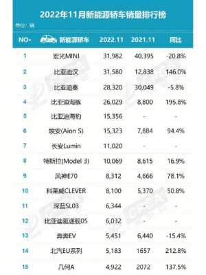 最多的新能源汽车（新能源汽车品牌数量）