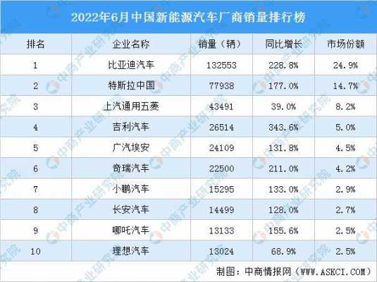 中国新能源运汽车排行（中国新能源车企排行）-图2