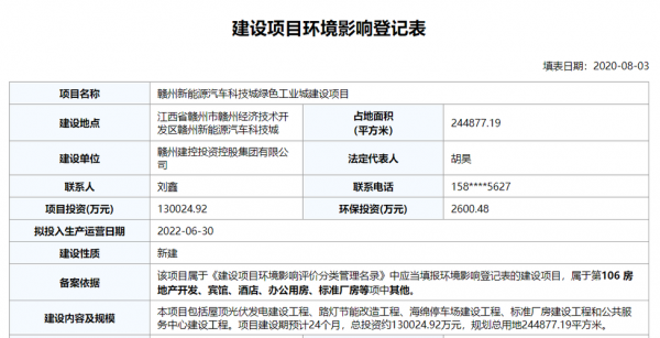 赣州新能源汽车征收地（赣州新能源汽车征收地址在哪里）