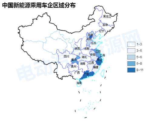 2017新能源汽车分布（2017新能源汽车分布情况）-图3