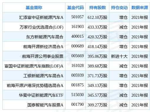 新能源汽车有哪些基金（新能源汽车有哪些基金股票）-图2