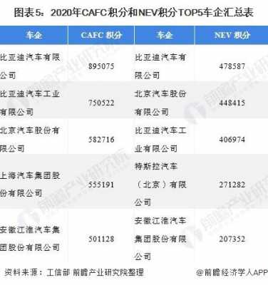 新能源汽车积分排名（新能源汽车积分排名前十）-图2