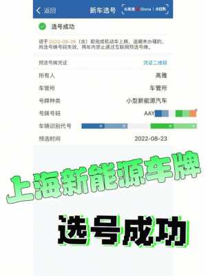 上海新能源汽车号段（上海新能源车号段公布）-图1